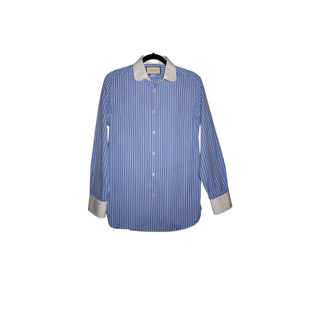 Gucci Striped Button Down Shirt