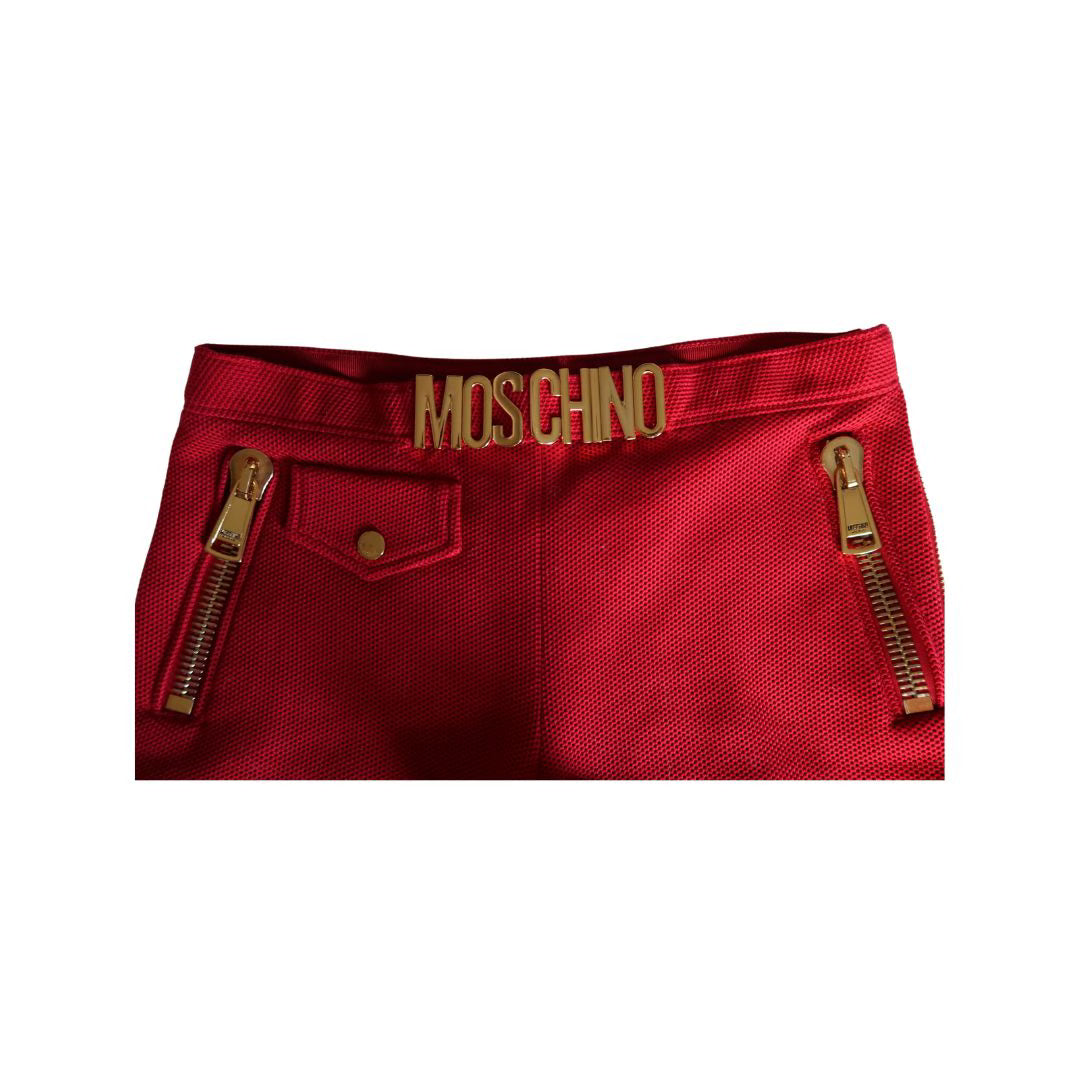 Moschino Red Shorts